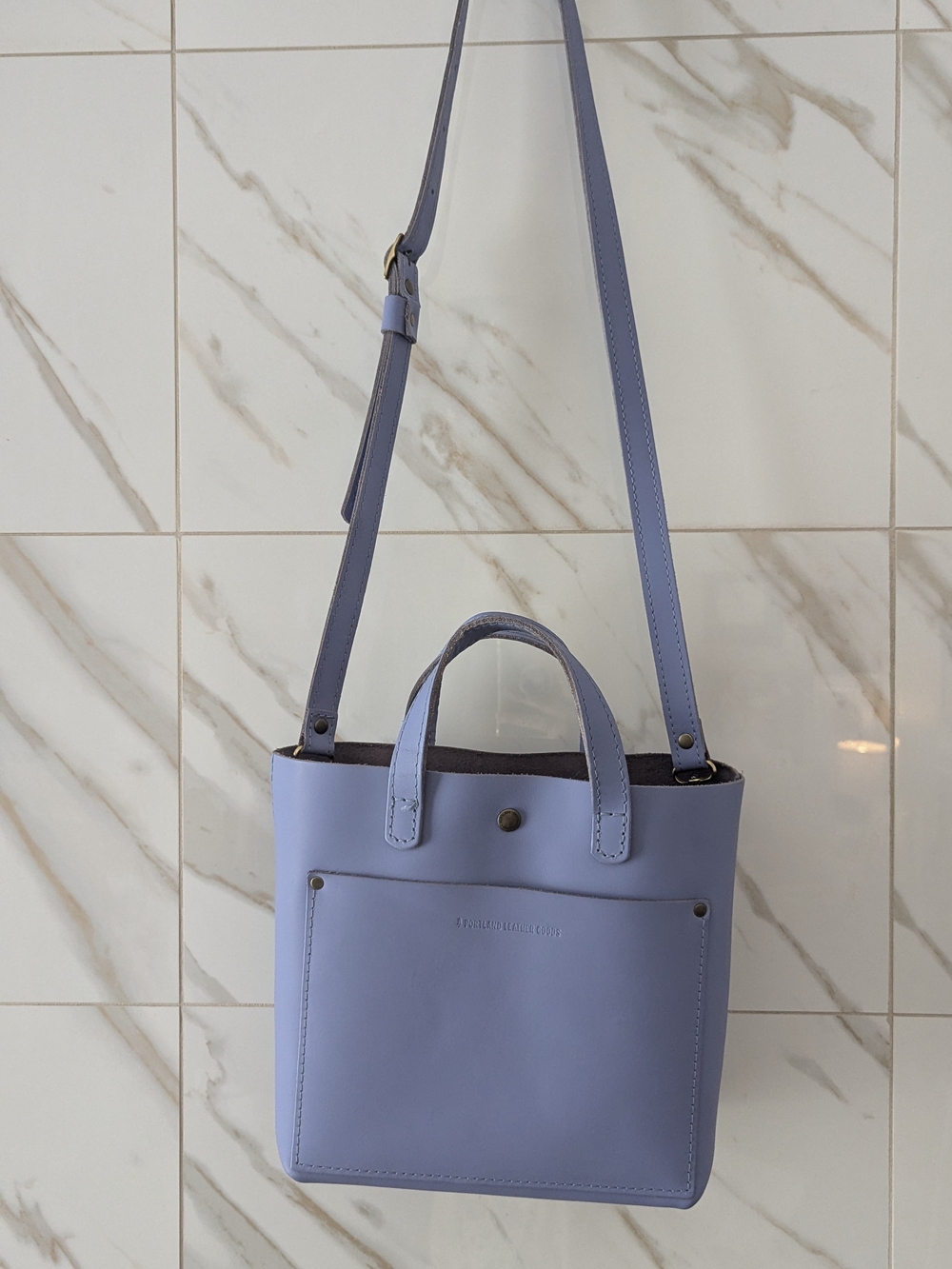 PLG Almost Perfect Jacaranda Mini Crossbody w/ Rare Hide Stamp